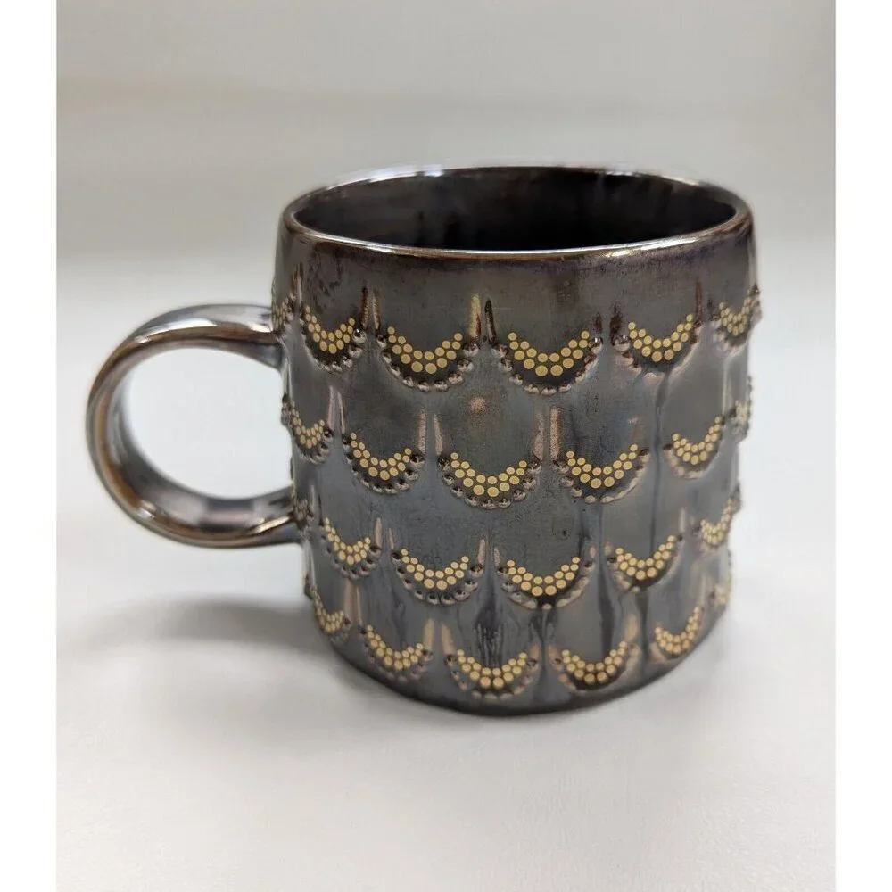 Starbucks 2015 Golden Scales Anniversary Siren Coffee Mug 10 floz